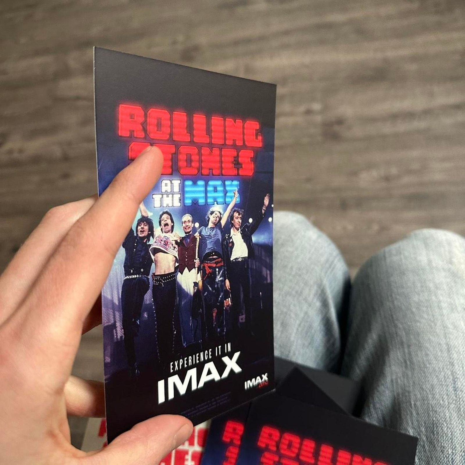 Band Tees × Other Rolling Stones Max AMC IMAX Exclusive Movie Promo Mini Print Size ONE SIZE - 4 Thumbnail