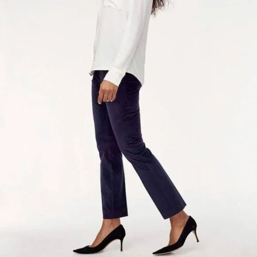 Other BABATON Aritzia Mid Rise Slim Leg Navy Blue Ankle Pant Sz 4 Size 27" / US 4 / IT 40 - 2 Thumbnail