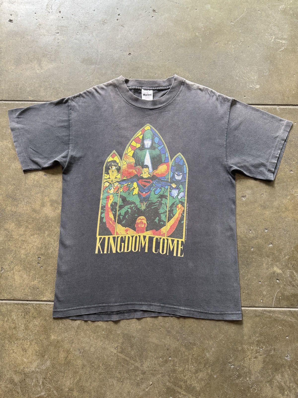 Vintage 1996 Kingdom Come DC Comics Tee Shirt Alex Ross Marvel Size US L / EU 52-54 / 3 - 1 Thumbnail