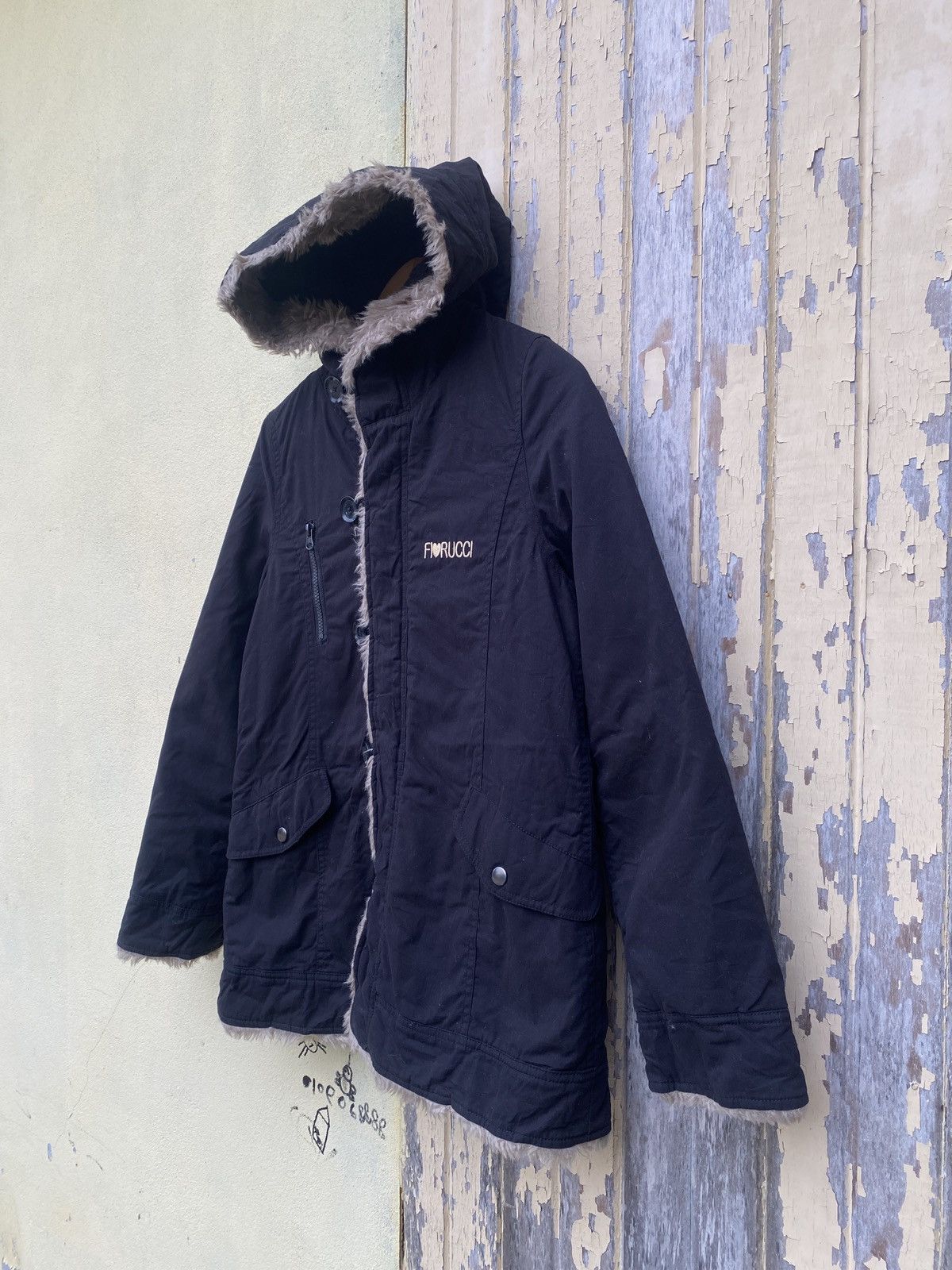 Fiorucci Vintage fiorucci fur hoodie jacket Size M / US 6-8 / IT 42-44 - 3 Thumbnail