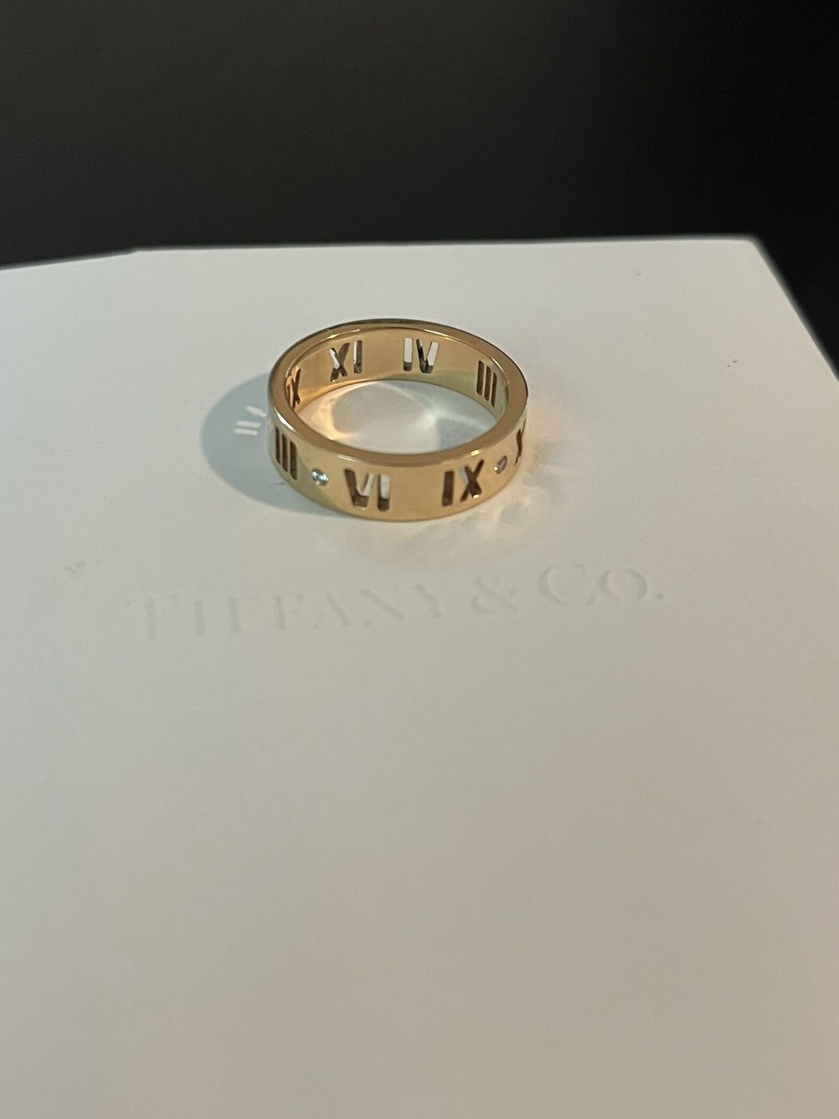 Tiffany & Co. Tiffany Rose Gold Atlas Ring Size ONE SIZE - 7 Thumbnail