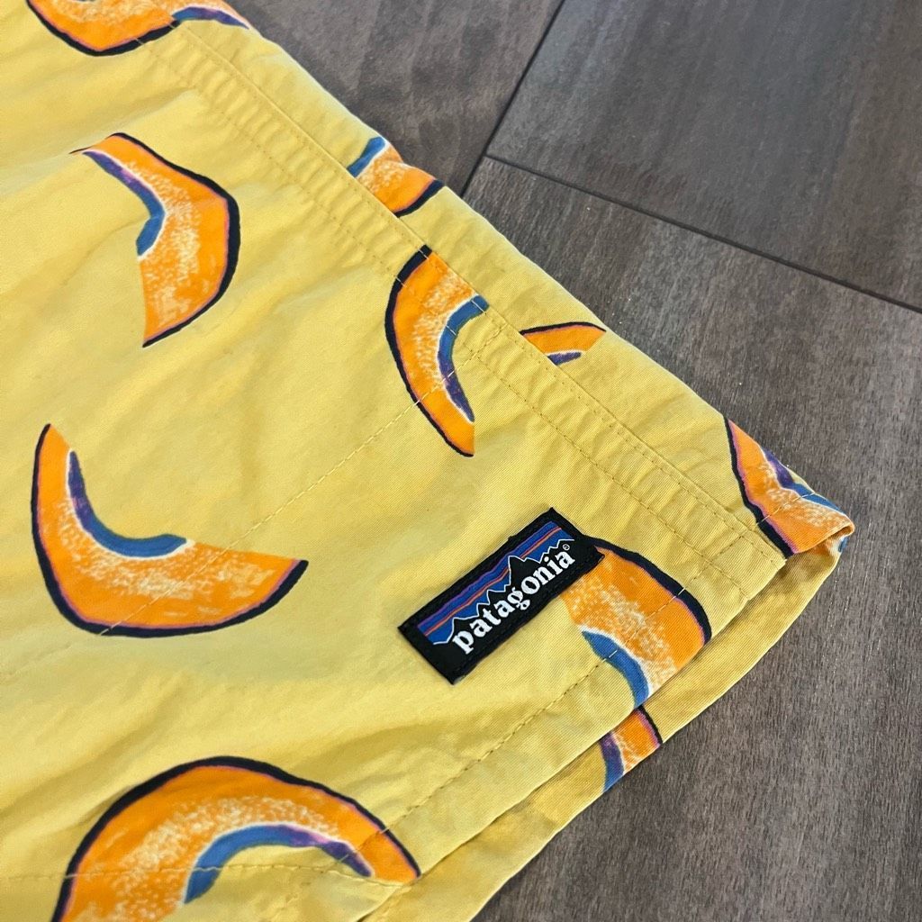 Patagonia Patagonia Baggie Yellow Pattern Athletic Shorts Men L Bin L- Size US 36 / EU 52 - 2 Thumbnail