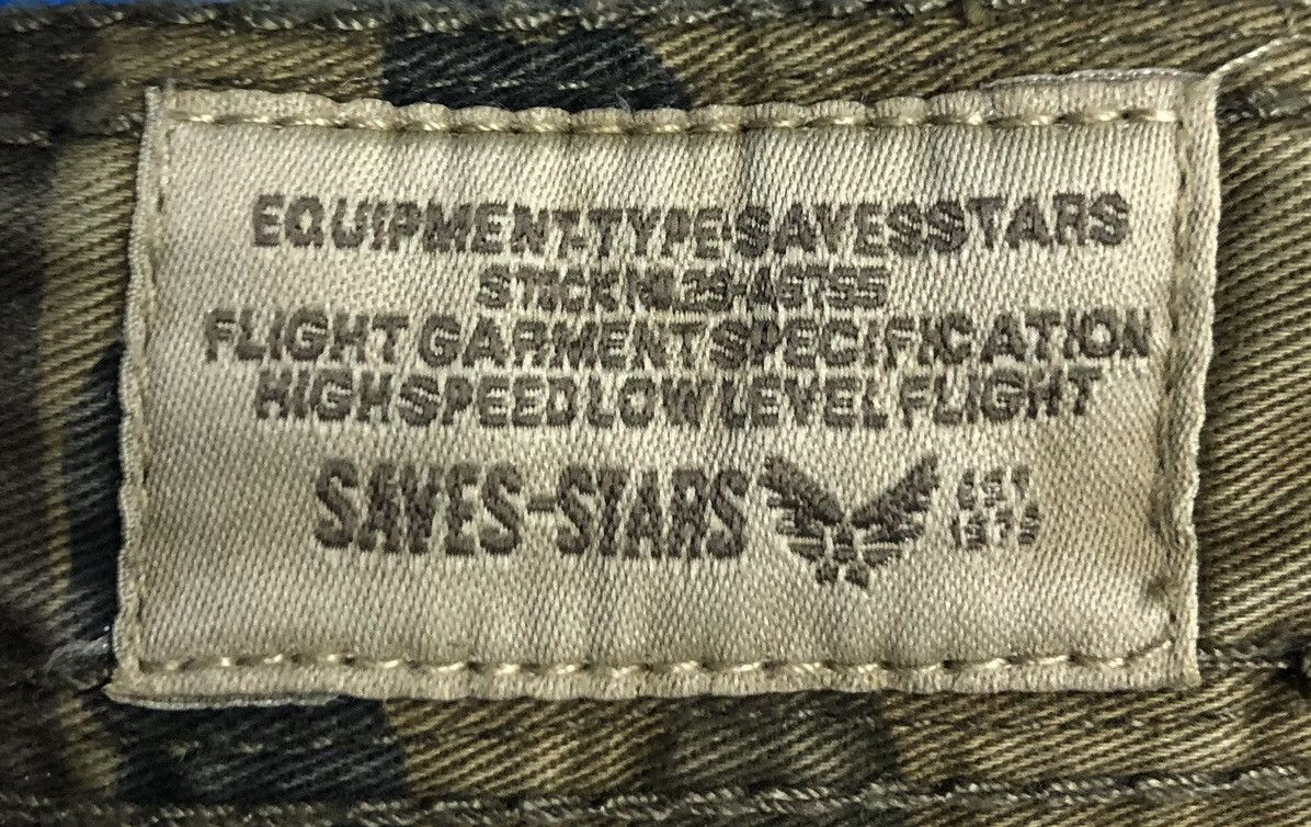 Japanese Brand Vintage Saves Stars Military Cargo Pants Size US 31 - 22 Thumbnail
