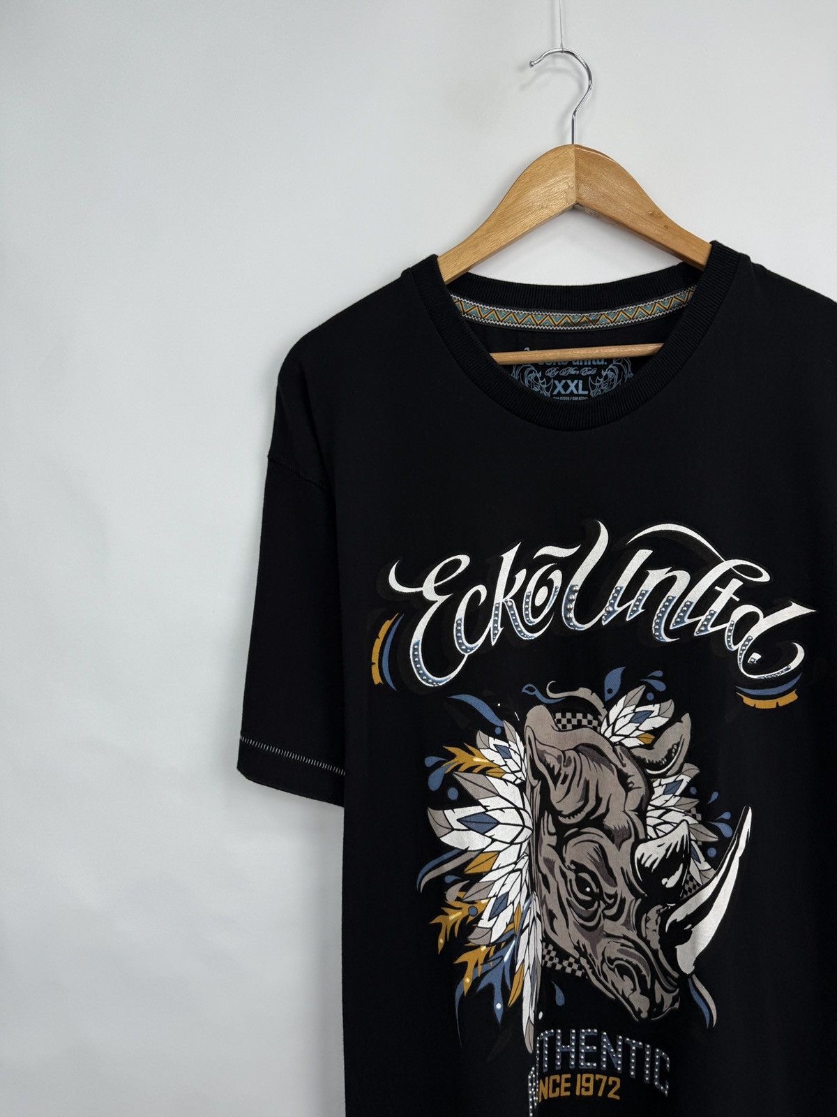 Ecko Unltd. 🇺🇸 Vintage Y2K Ecko Unltd Hip Hop Rap T-Shirt Rare Retro Hype Size US XXL / EU 58 / 5 - 2 Thumbnail