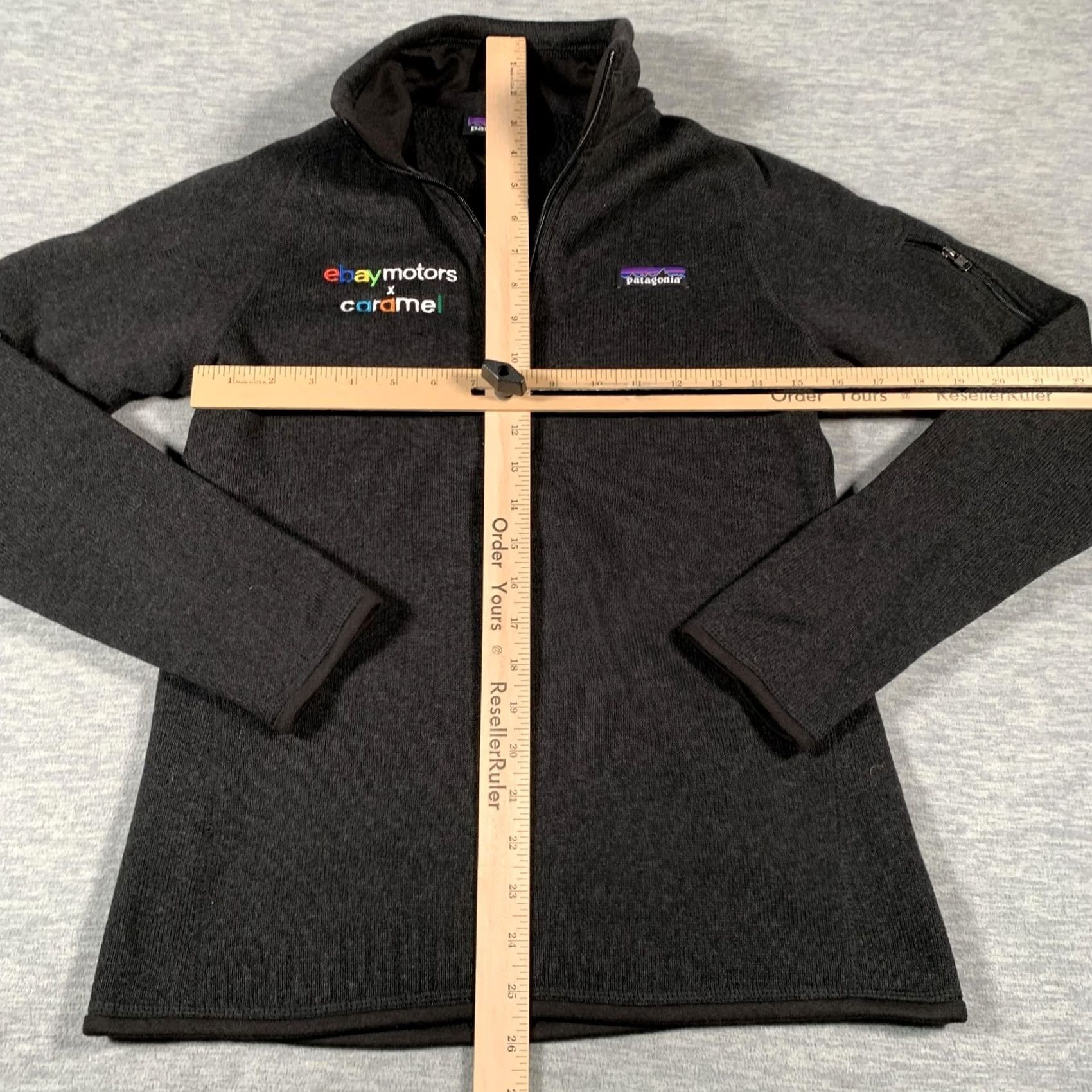 Patagonia Patagonia Pullover Womens Small Black Heather Better Sweater Quarter Zip Fleece Size S / US 4 / IT 40 - 7 Thumbnail