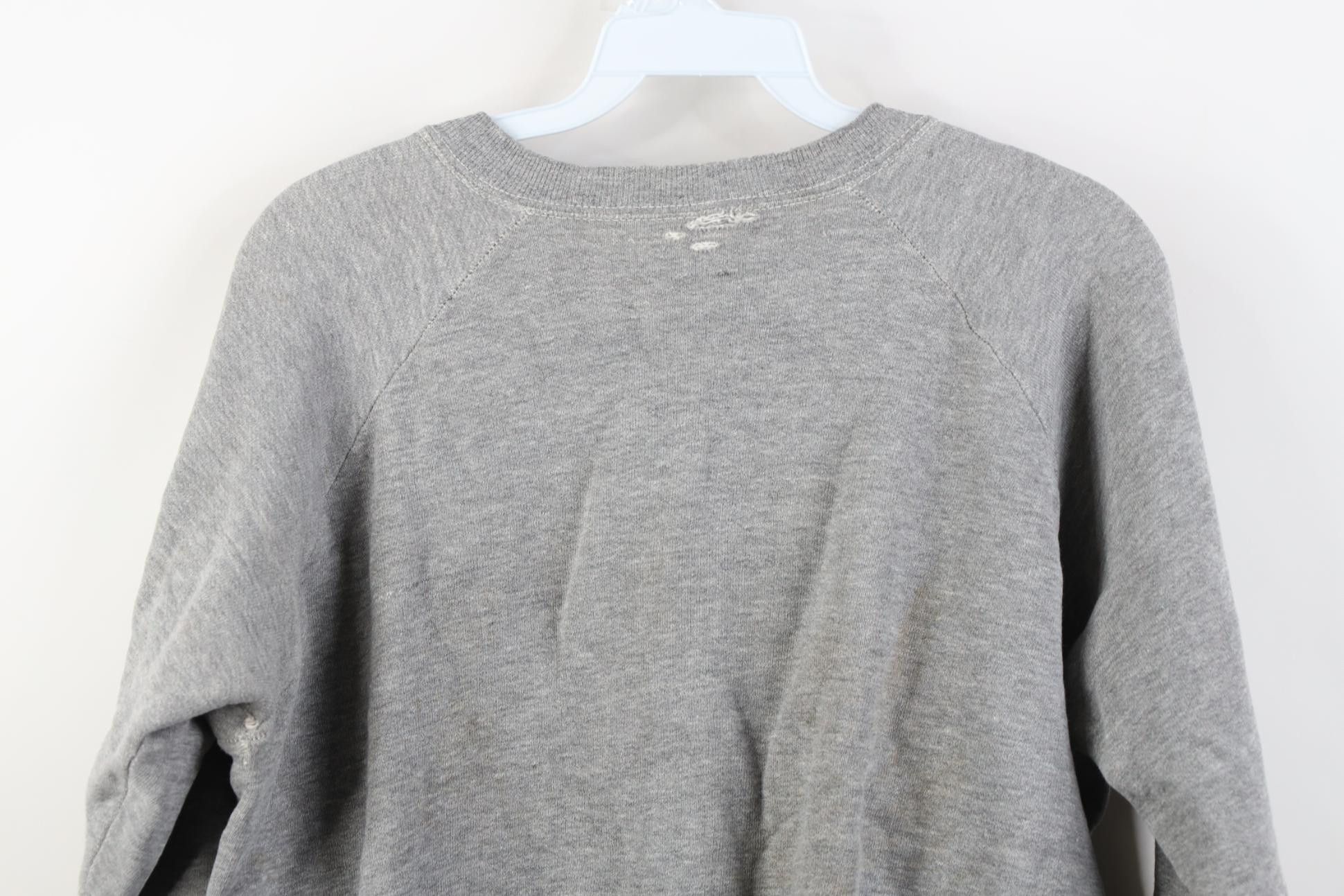 Vintage Vintage 70s Streetwear Triblend Sweatshirt Heather Gray Size US S / EU 44-46 / 1 - 15 Thumbnail