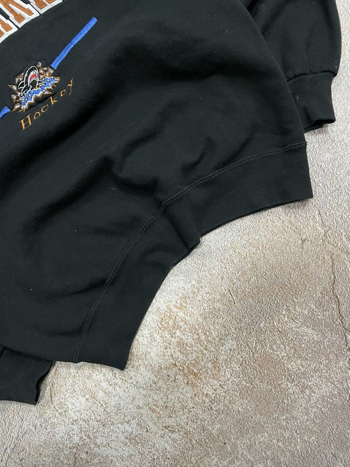 NHL Vintage Sharks NHL Spellout Crew Neck Sweatshirt Made in USA Size US M / EU 48-50 / 2 - 4 Thumbnail