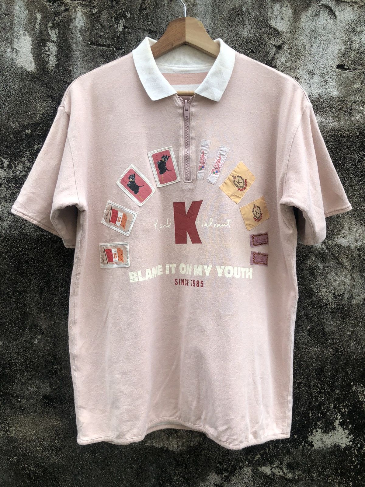 Karl Helmut × Vintage Vintage Karl Helmut SpellOut Reversible polos Size US M / EU 48-50 / 2 - 1 Thumbnail