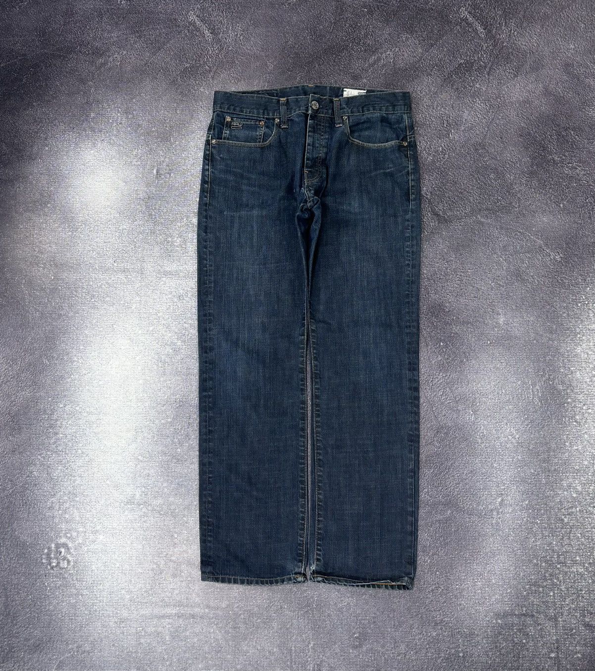 G-Star Vintage G-Star Raw Avant Garde Hype Blue Denim Biker Jeans Size US 33 - 2 Thumbnail