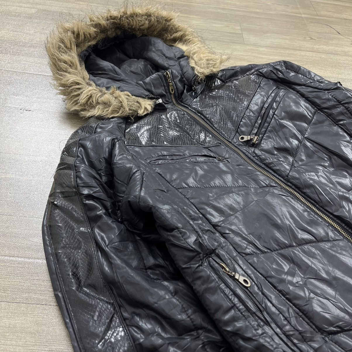 20471120 2000s Nylaus Fur Bono Jacket Punk Ifsixwasnine Goa Lgb Style Size US L / EU 52-54 / 3 - 4 Thumbnail