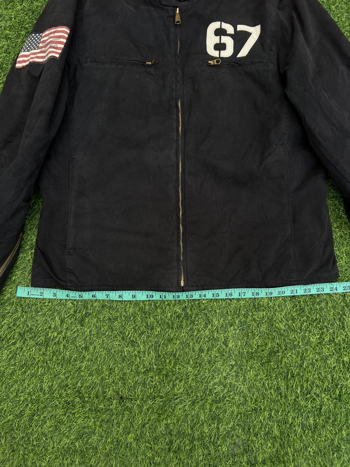 Polo Ralph Lauren Polo Jeans Co. Ralph Lauren "67" Patched Moto Jacket -XL Size US XL / EU 56 / 4 - 6 Thumbnail