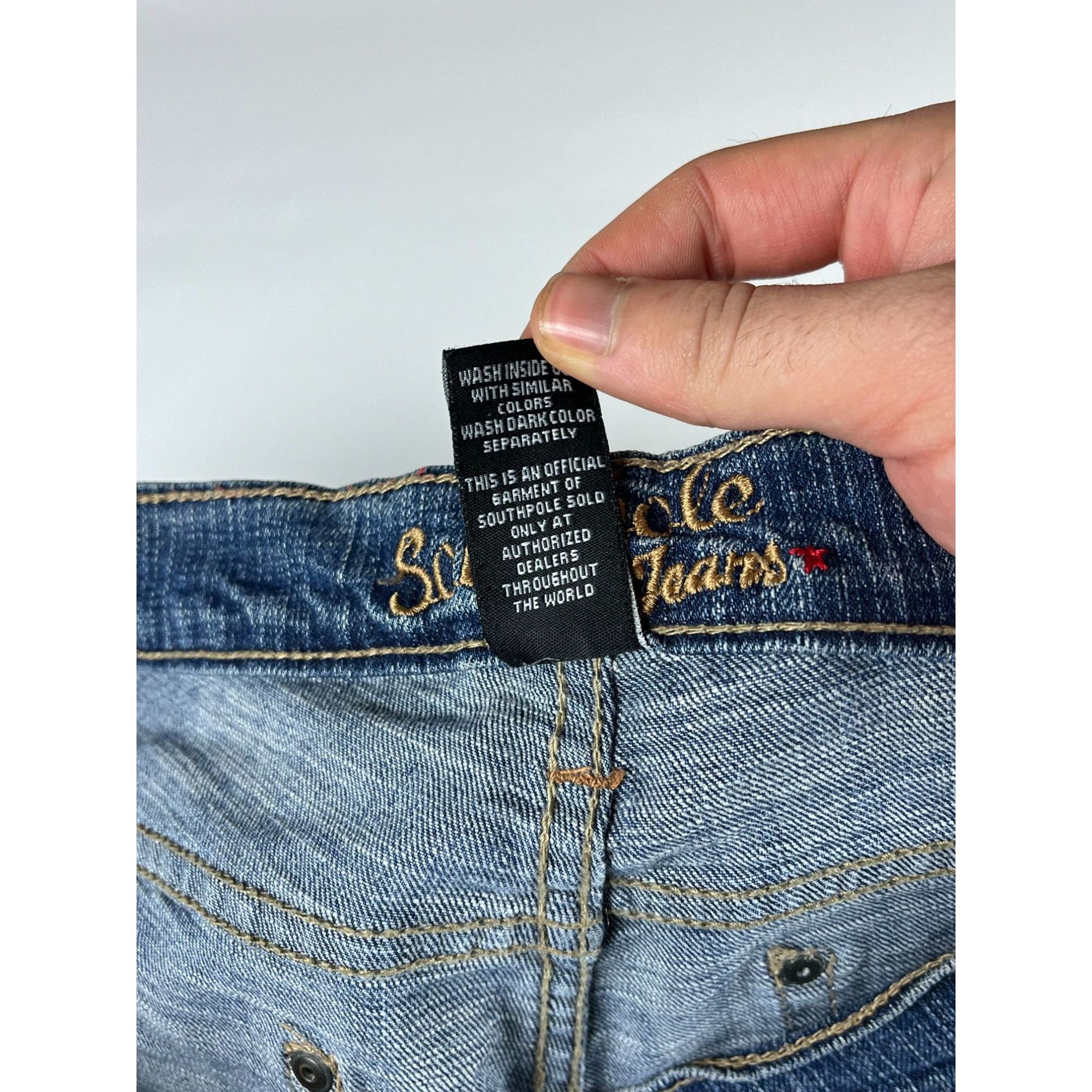 Southpole Southpole Mens Reworked Baggy Jean Size US 34 / EU 50 - 10 Thumbnail