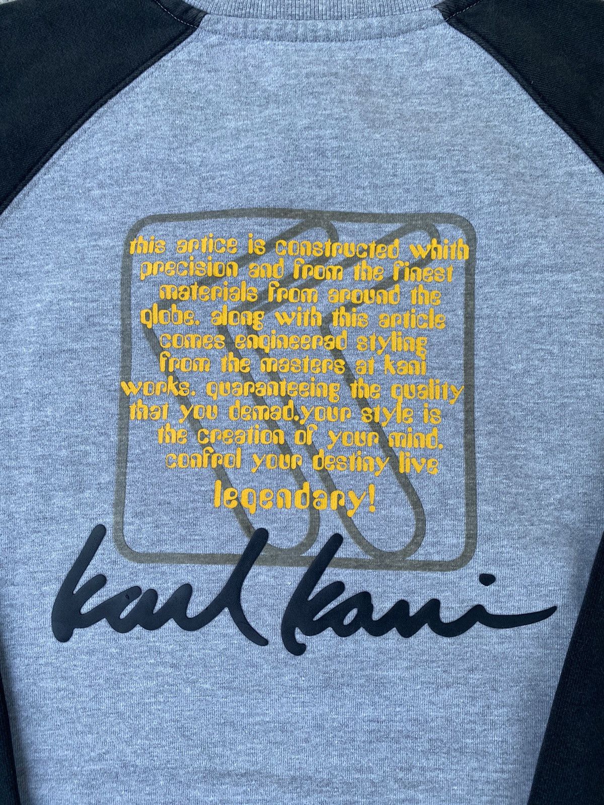 Karl Kani 2000s Karl Kani Puffer Script Design Sweatshirt Size US L / EU 52-54 / 3 - 6 Thumbnail