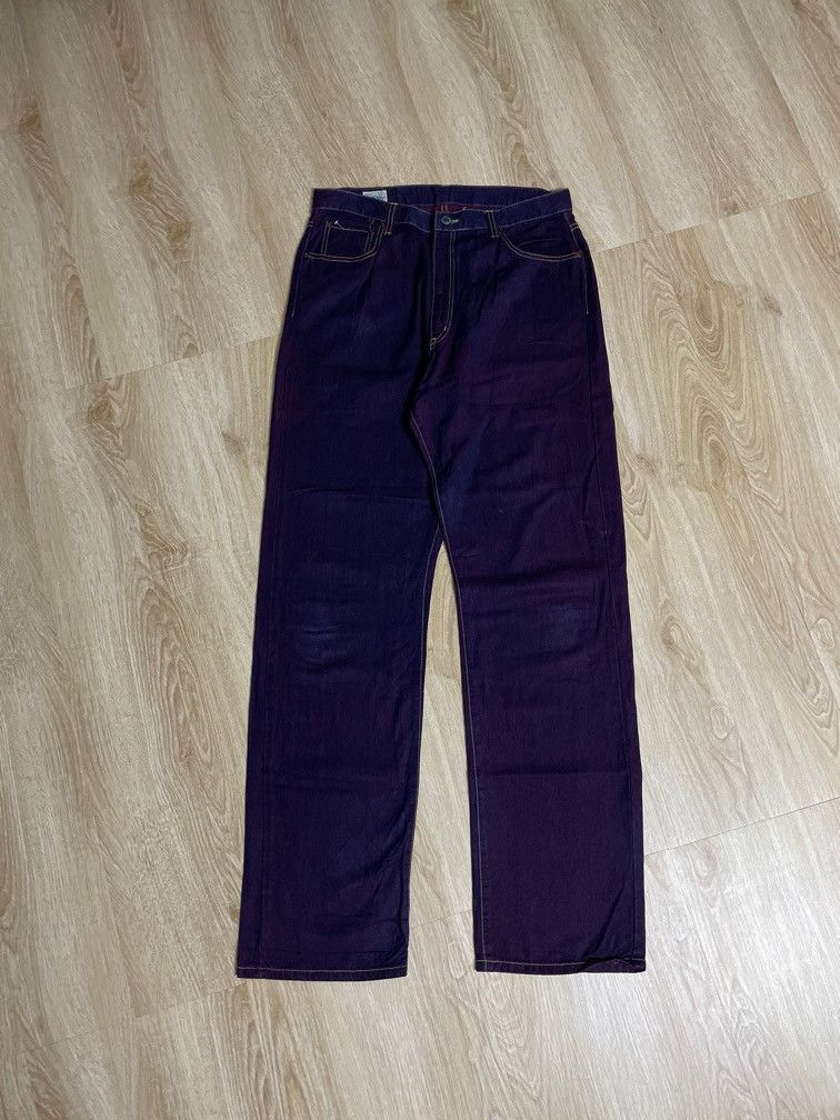 Vintage Vintage BLUE WAY INDIGO DYE Size US 34 / EU 50 - 2 Thumbnail