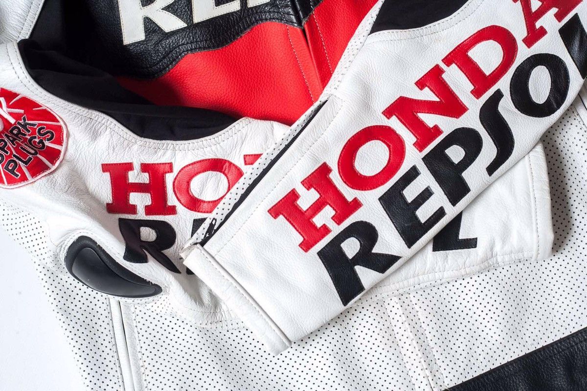 Honda Honda Repsol Vintage Leather Biker Jacket Size L Size US L / EU 52-54 / 3 - 8 Thumbnail