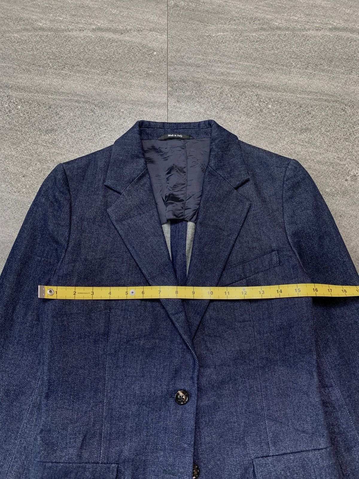 Maison Margiela FREE TAX! Line 4 Indigo Denim Blazer Jacket Size US S / EU 44-46 / 1 - 13 Thumbnail