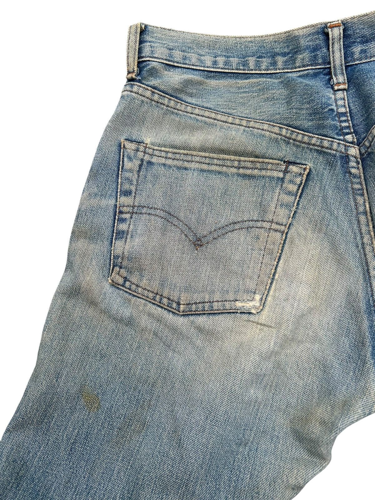 Kapital Thrashed Vintage Levis Big E Selvedge Denim Jeans Size US 29 - 7 Thumbnail