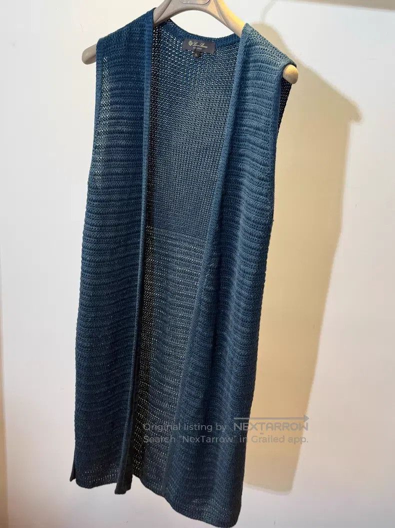 Loro Piana Loro Piana Long cardigan vest Size L / US 10 / IT 46 - 1 Thumbnail