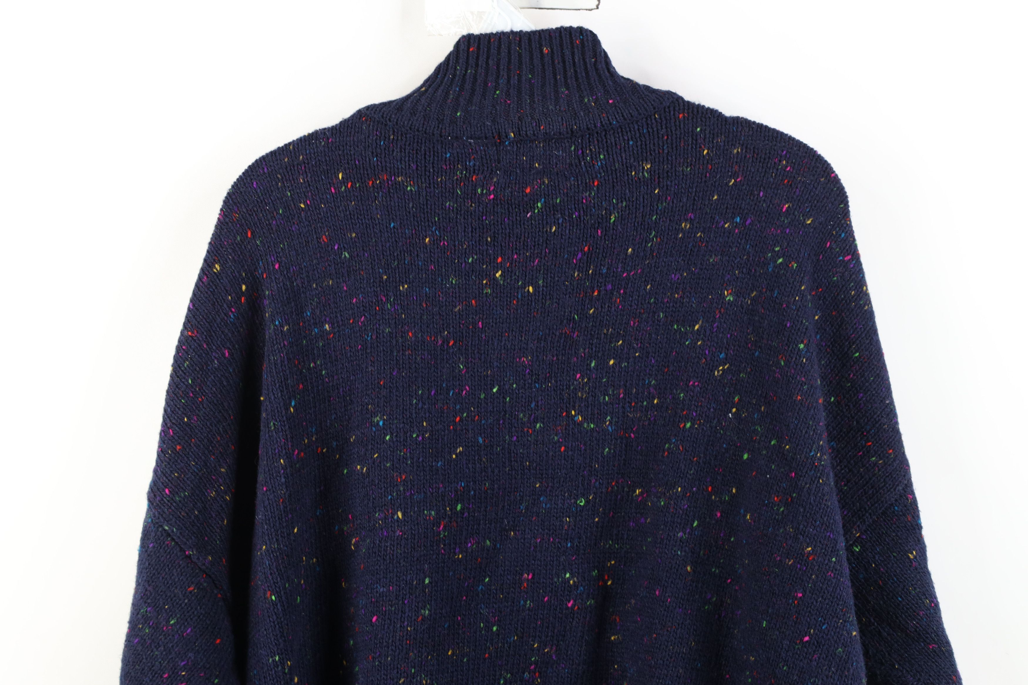 Vintage Vintage 90s Streetwear Wool Blend Mock Sweater 3/4 Sleeve Size ONE SIZE - 8 Thumbnail