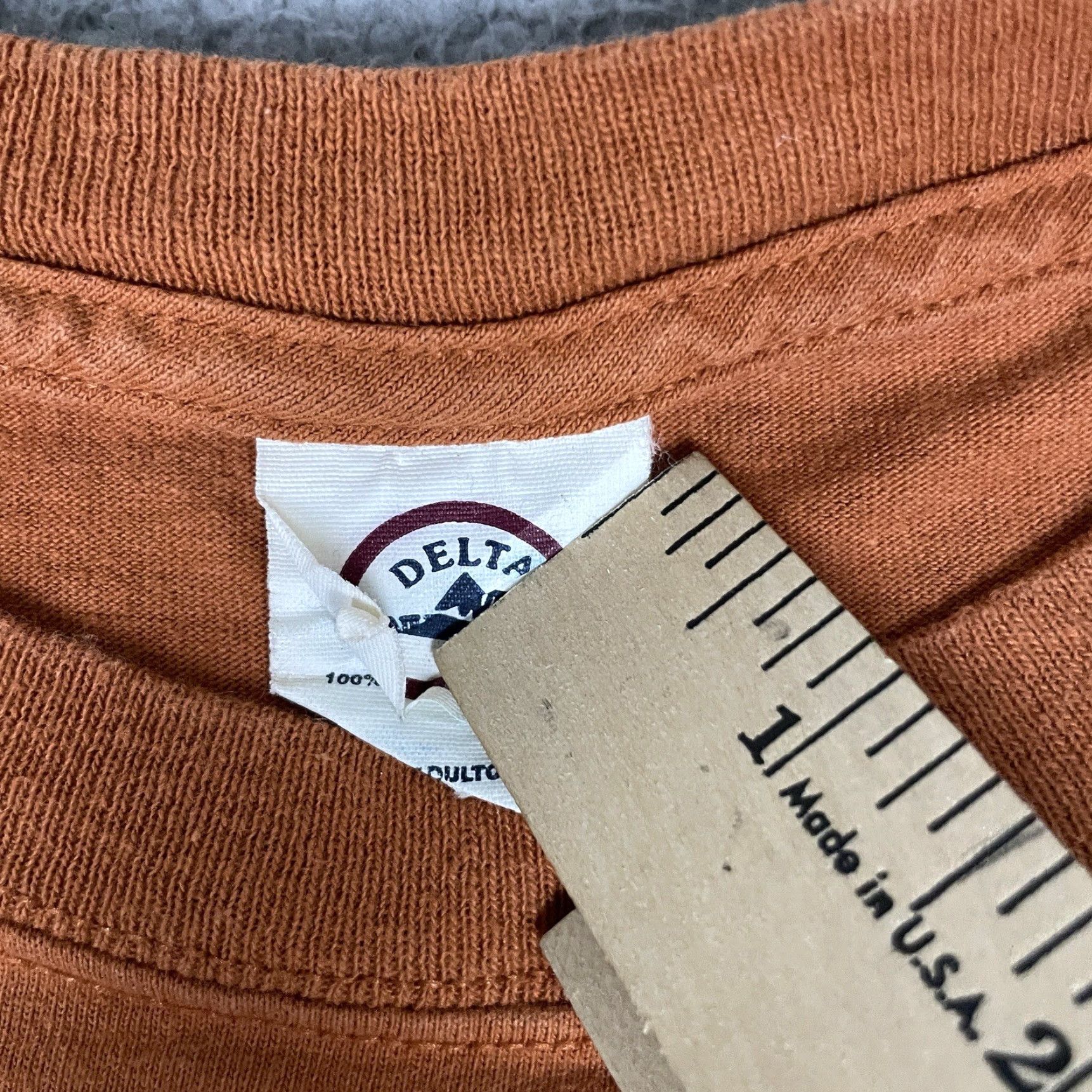 Delta Sturgis T-Shirt Adult L Orange Motorcycle Rally Ride SD Vtg Delta Size US L / EU 52-54 / 3 - 4 Thumbnail
