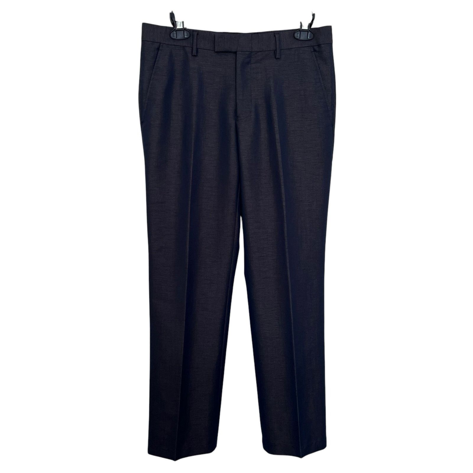 Mexx Mexx | Navy Blue suit Pants Iridescent Gold 36R Fits Like 30 Size US 30 / EU 46 - 2 Thumbnail