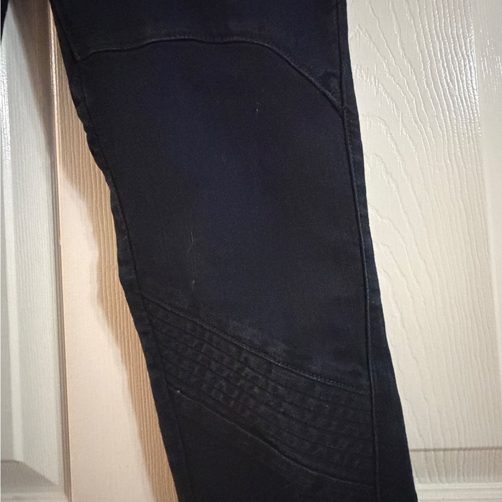 Rag & Bone rag & bone Moto Jeans Women Size 30 Black Biker Knee Stretch Size 30" / US 8 / IT 44 - 5 Thumbnail