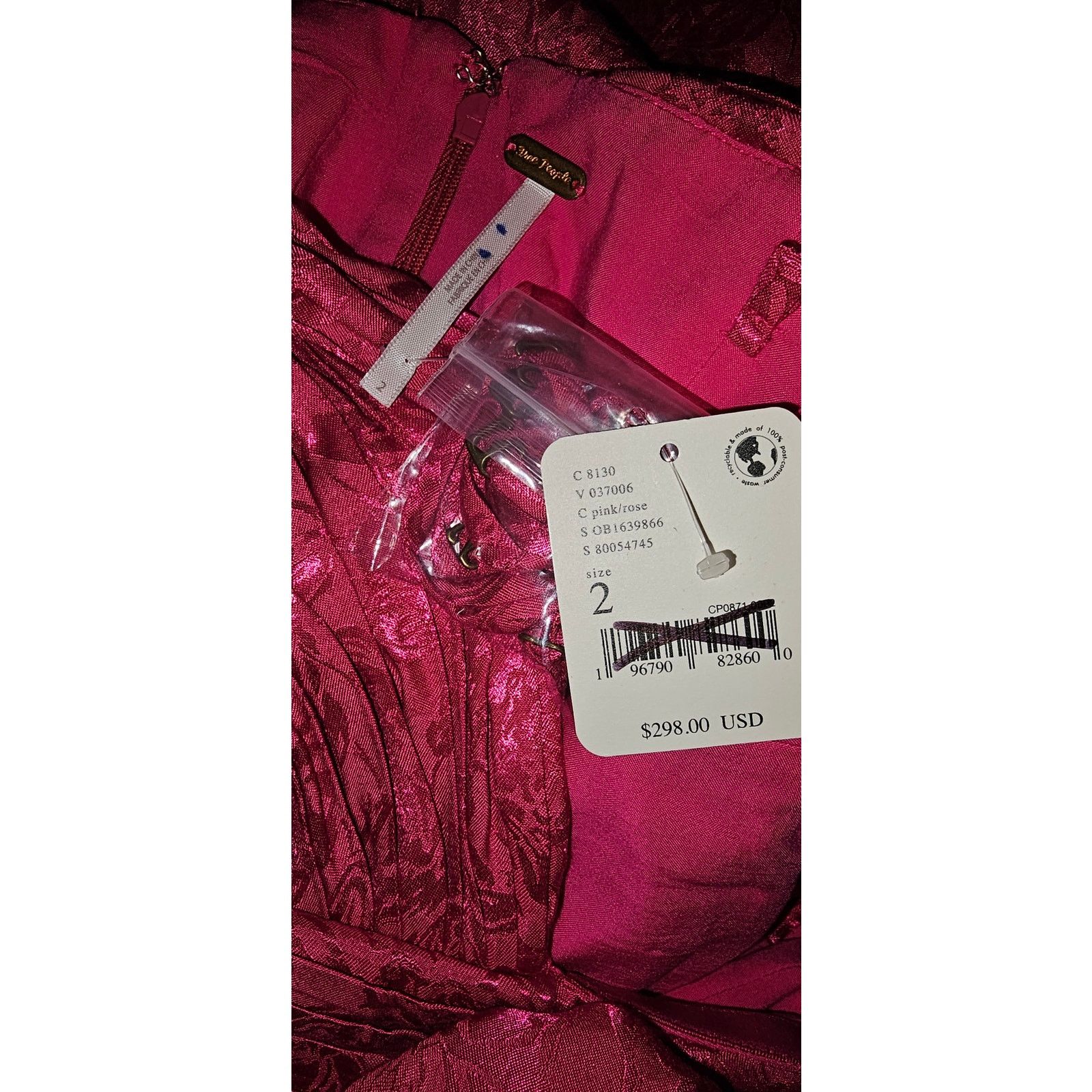 Free People FREE PEOPLE Make An Entrance Maxi Dress $298 SIZE 2 Pink Size XS / US 0-2 / IT 36-38 - 6 Thumbnail