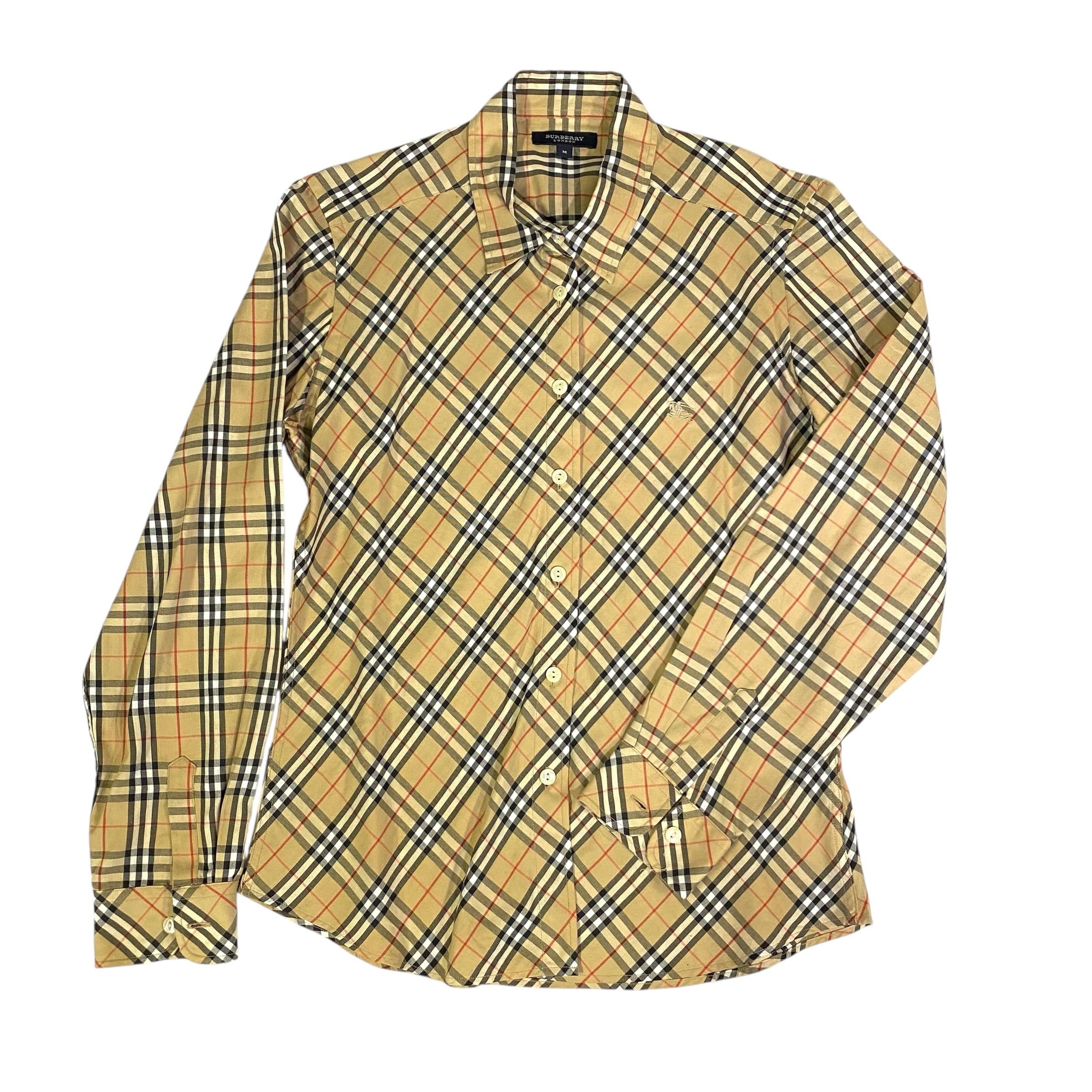 Burberry Burberry Long Sleeve Shirts Nova Check Size M / US 6-8 / IT 42-44 - 1 Thumbnail