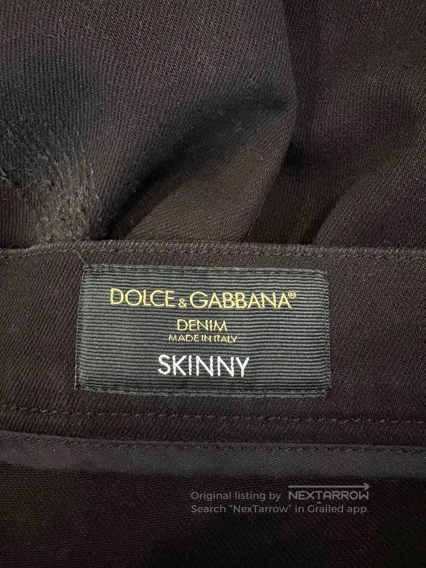 Dolce & Gabbana Black Distressed Denim Jeans Size 40. Size US 40 / EU 56 - 5 Thumbnail