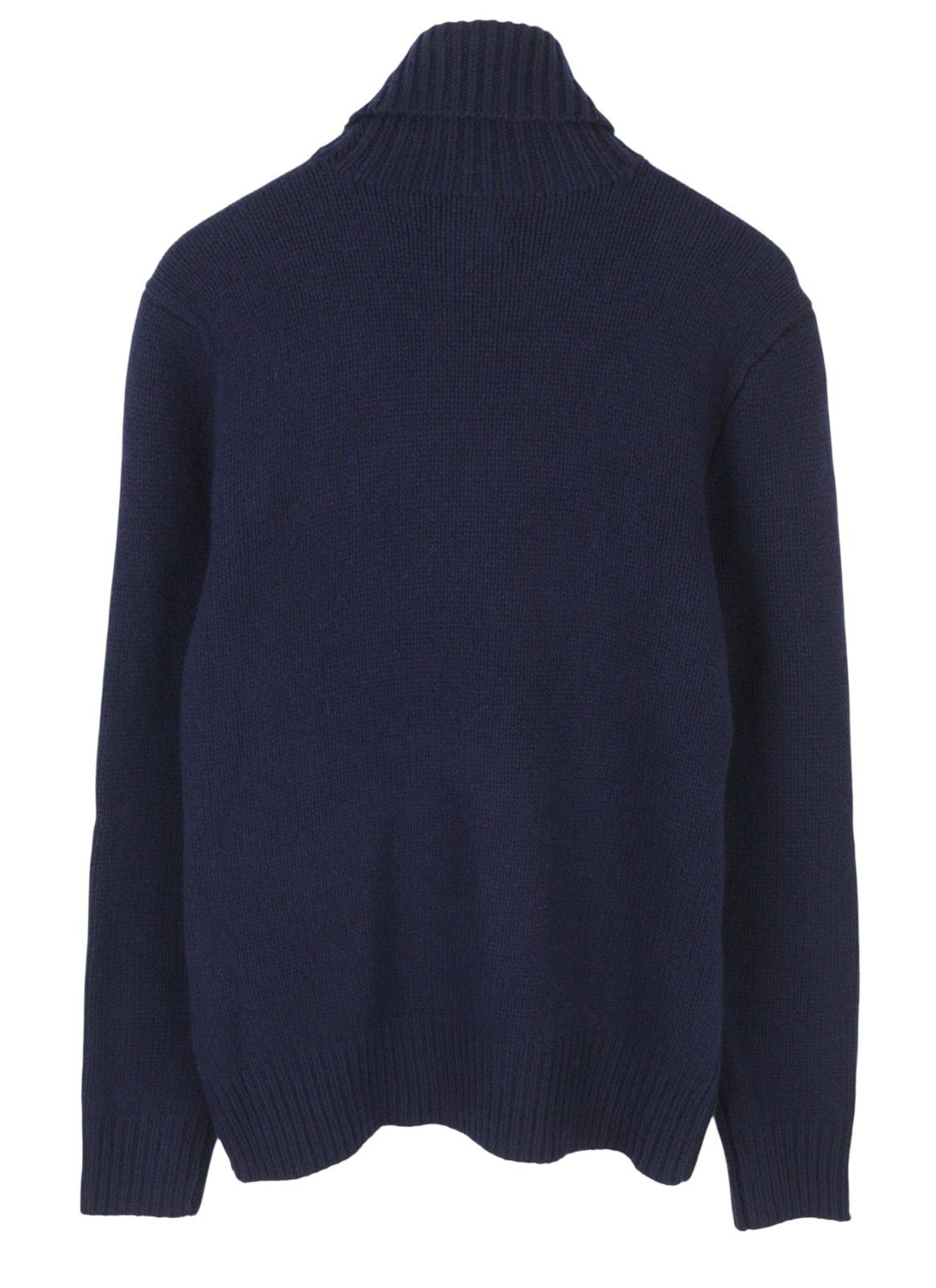 Ralph Lauren BLUE M Wool Cashmere Tight Knit Pullover 86941 Size US M / EU 48-50 / 2 - 2 Thumbnail