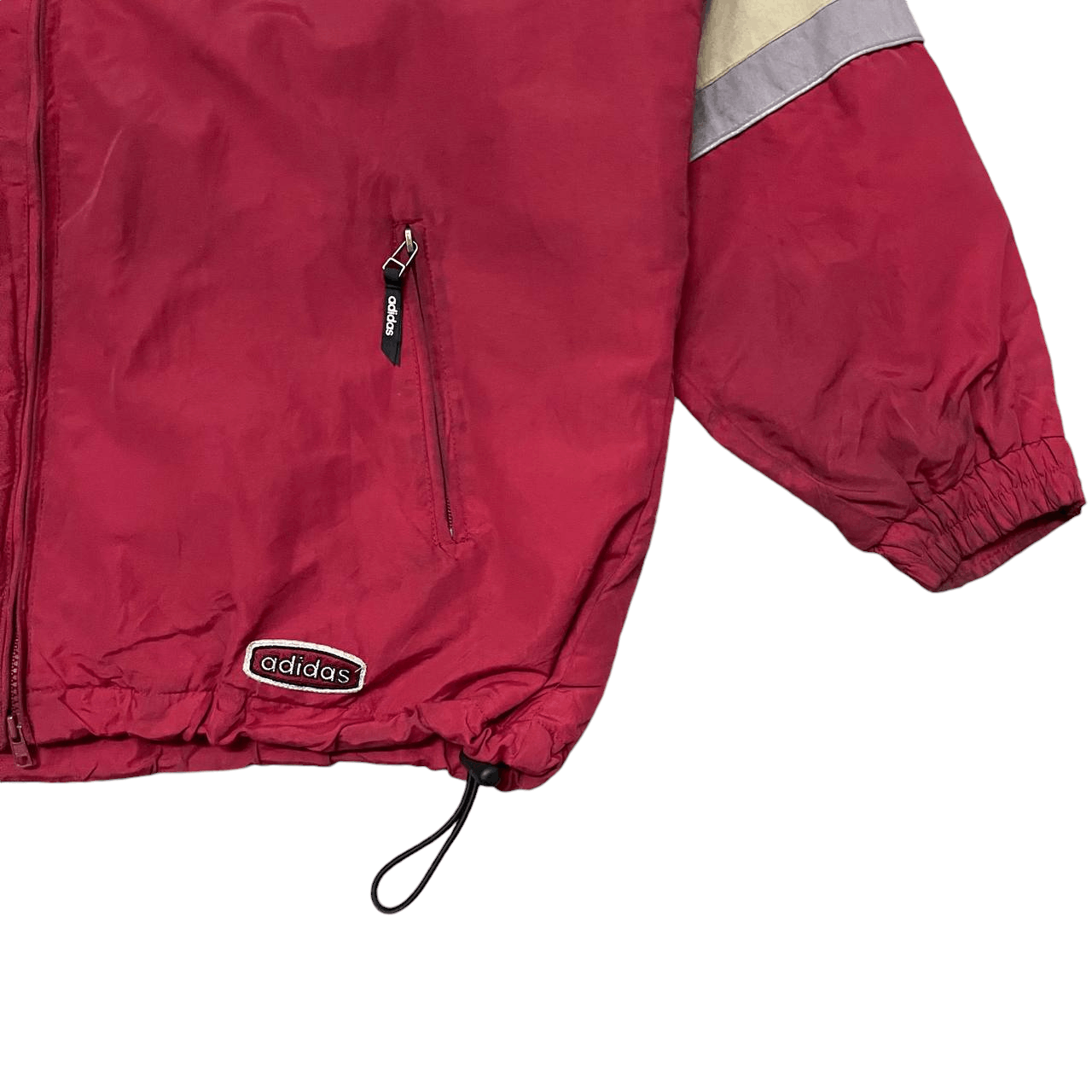 Adidas Vintage Adidas 3 Stripes Hooded Jacket Size US XL / EU 56 / 4 - 4 Thumbnail