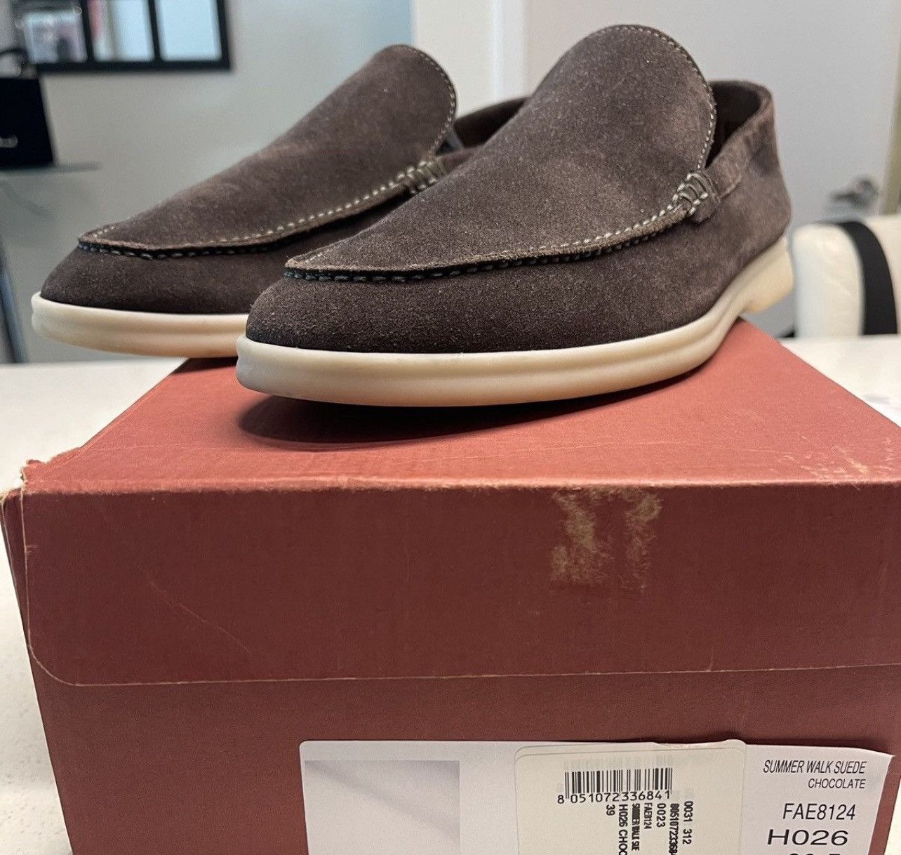 image of Loro Piana Summer Walk Size 39 Shoes in Brown, Men's