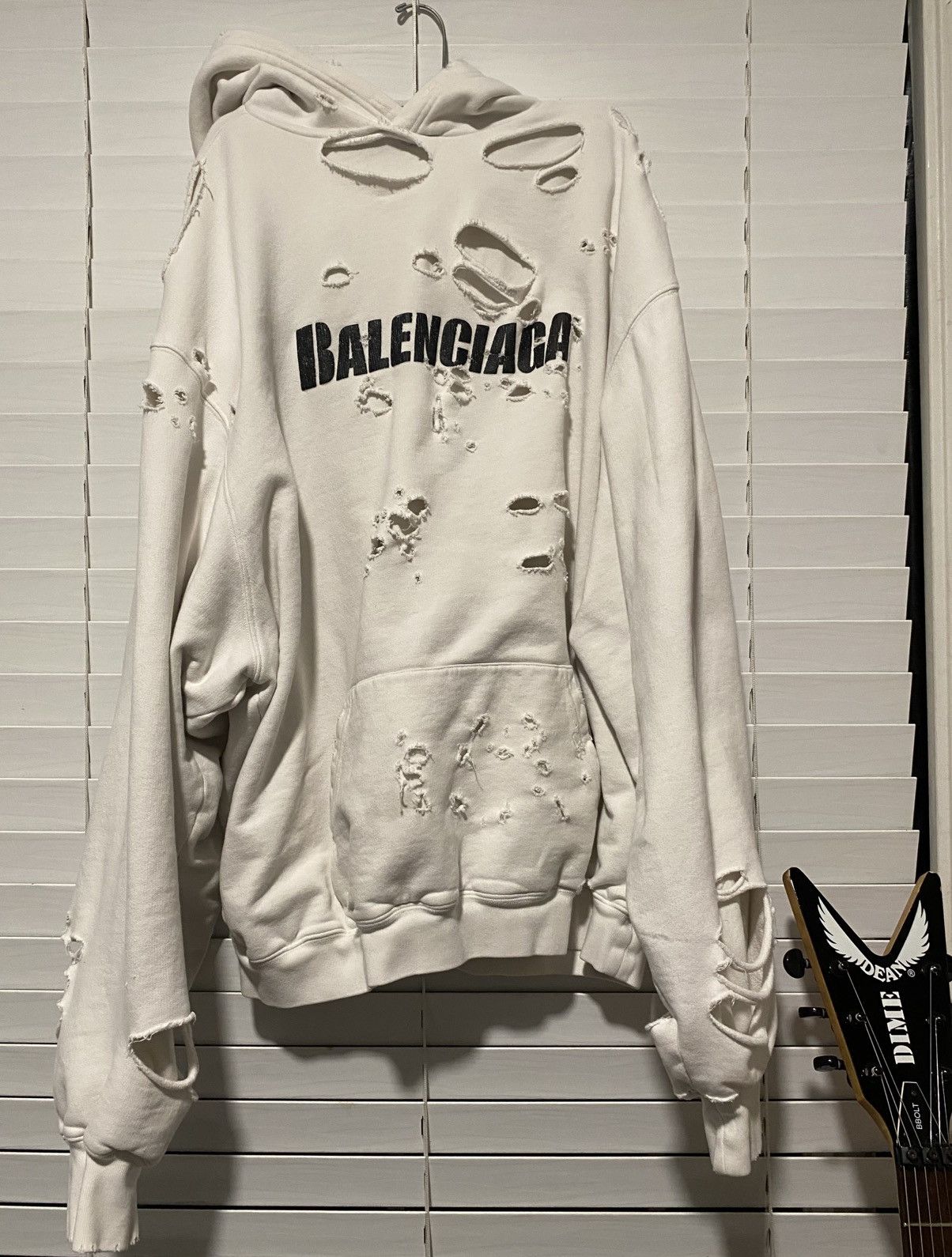 Balenciaga Balenciaga destroyed hoodie | Grailed