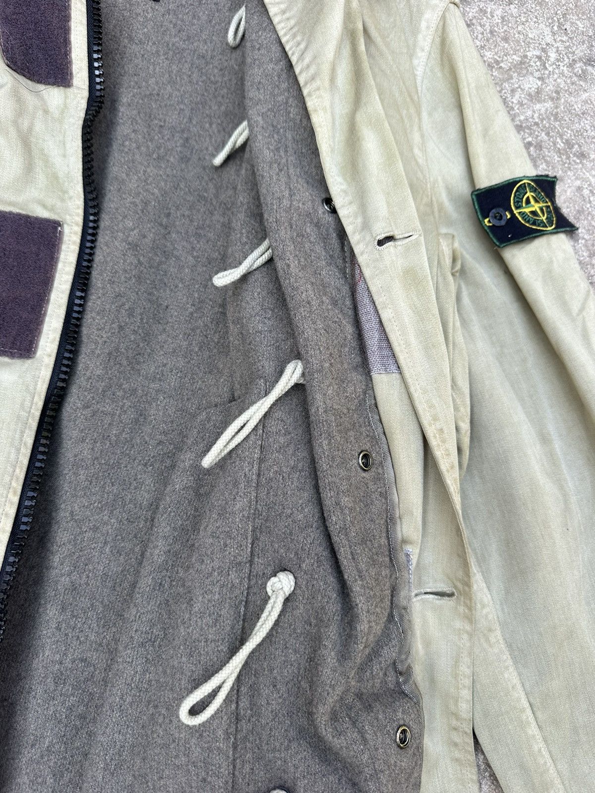 Stone Island × Vintage Stone Island Jacket Vintage 1992 Raso Gommato Size US L / EU 52-54 / 3 - 4 Thumbnail