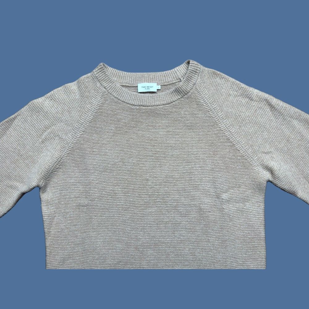 Vintage VINTAGE? No. The Reset Cozy Knit Sweater – Luxurious Wool & Cashmere Crew? Size L / US 10 / IT 46 - 1 Thumbnail