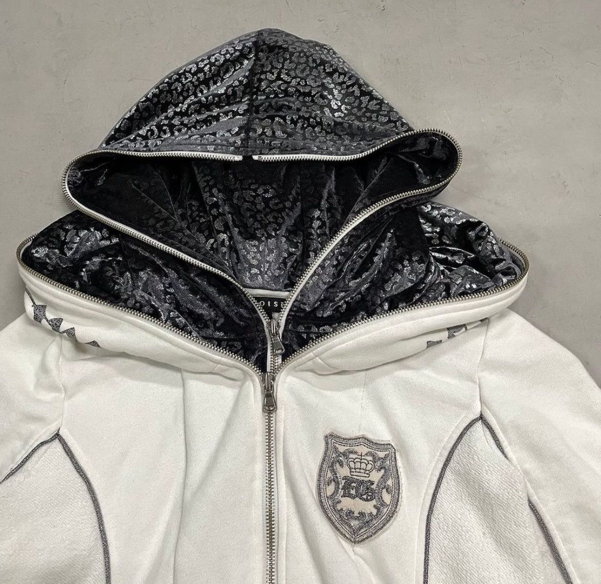 Vintage y2k layered design zip hoodie Size US M / EU 48-50 / 2 - 3 Thumbnail