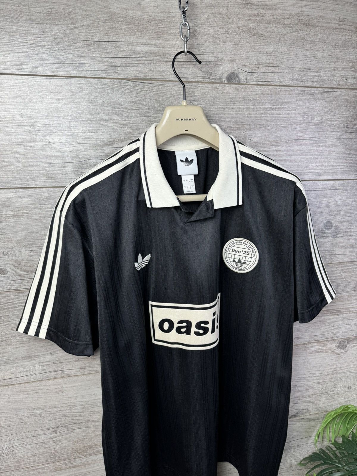 Adidas Adidas x Oasis Tour Jacquard Jersey 'Black' - Size L Size US L / EU 52-54 / 3 - 5 Thumbnail