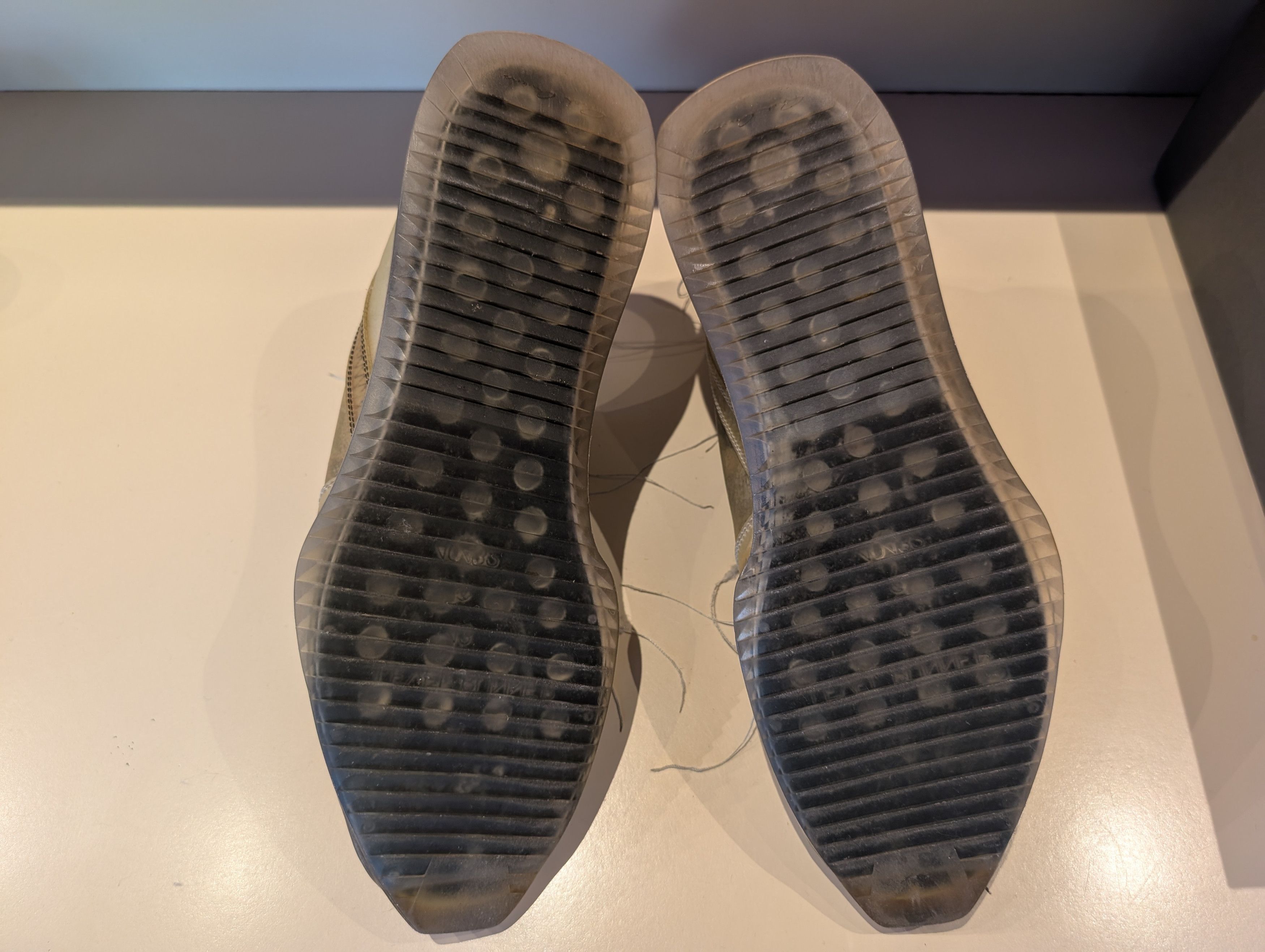 Rick Owens RICK OWENS TRANSPARENT LEATHER BABEL SWAMP RUNNER Size US 11 / EU 44 - 3 Thumbnail