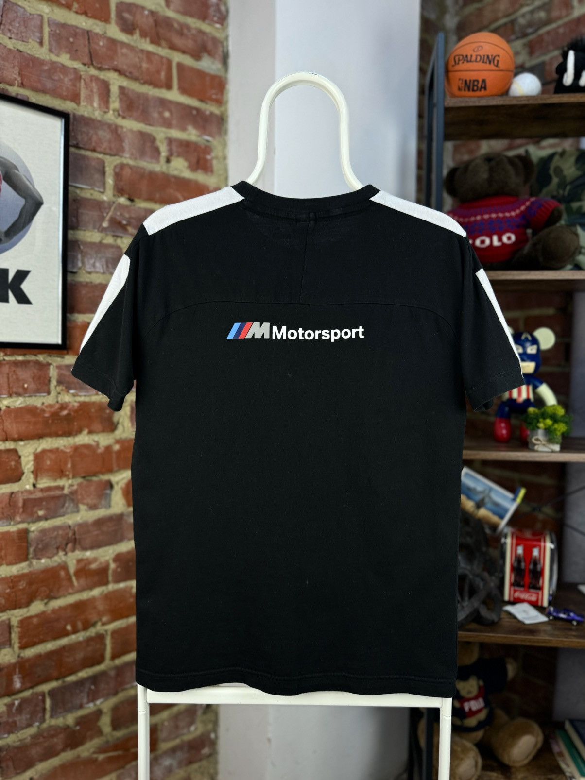 BMW × Puma PUMA BMW Motorsport Black Short Sleeve T-Shirt Size US S / EU 44-46 / 1 - 2 Thumbnail
