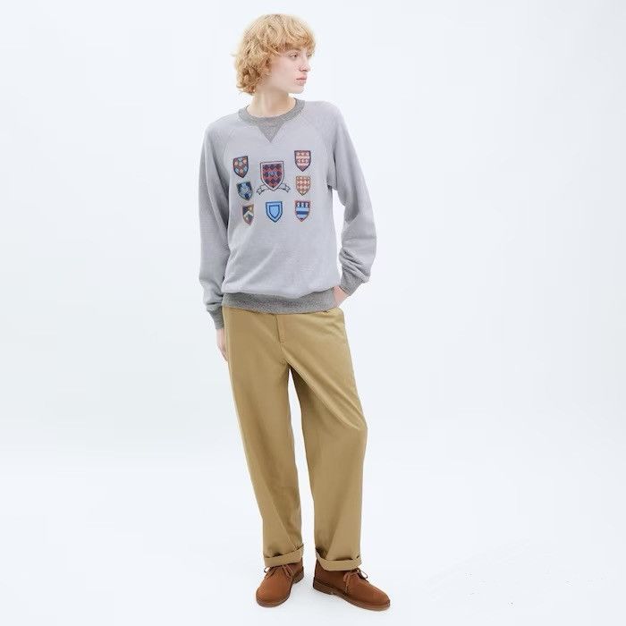 JW Anderson × Uniqlo Large JW Anderson Sweatshirt Gray Coat of Arms Crest Shirt Size US L / EU 52-54 / 3 - 20 Thumbnail