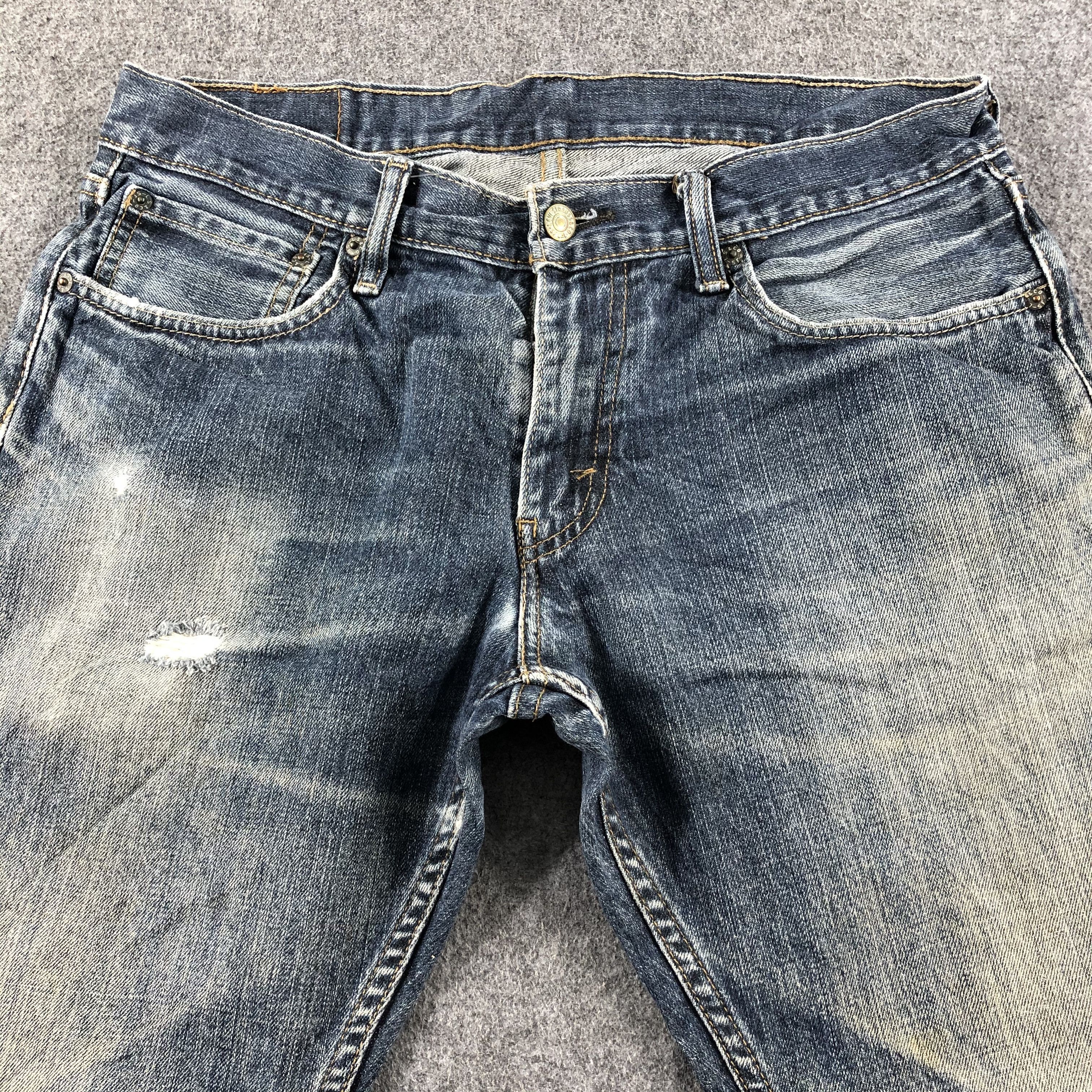 Levi's Vintage Blue Wash Levis 514 Jeans-J2586 Size US 33 - 3 Thumbnail