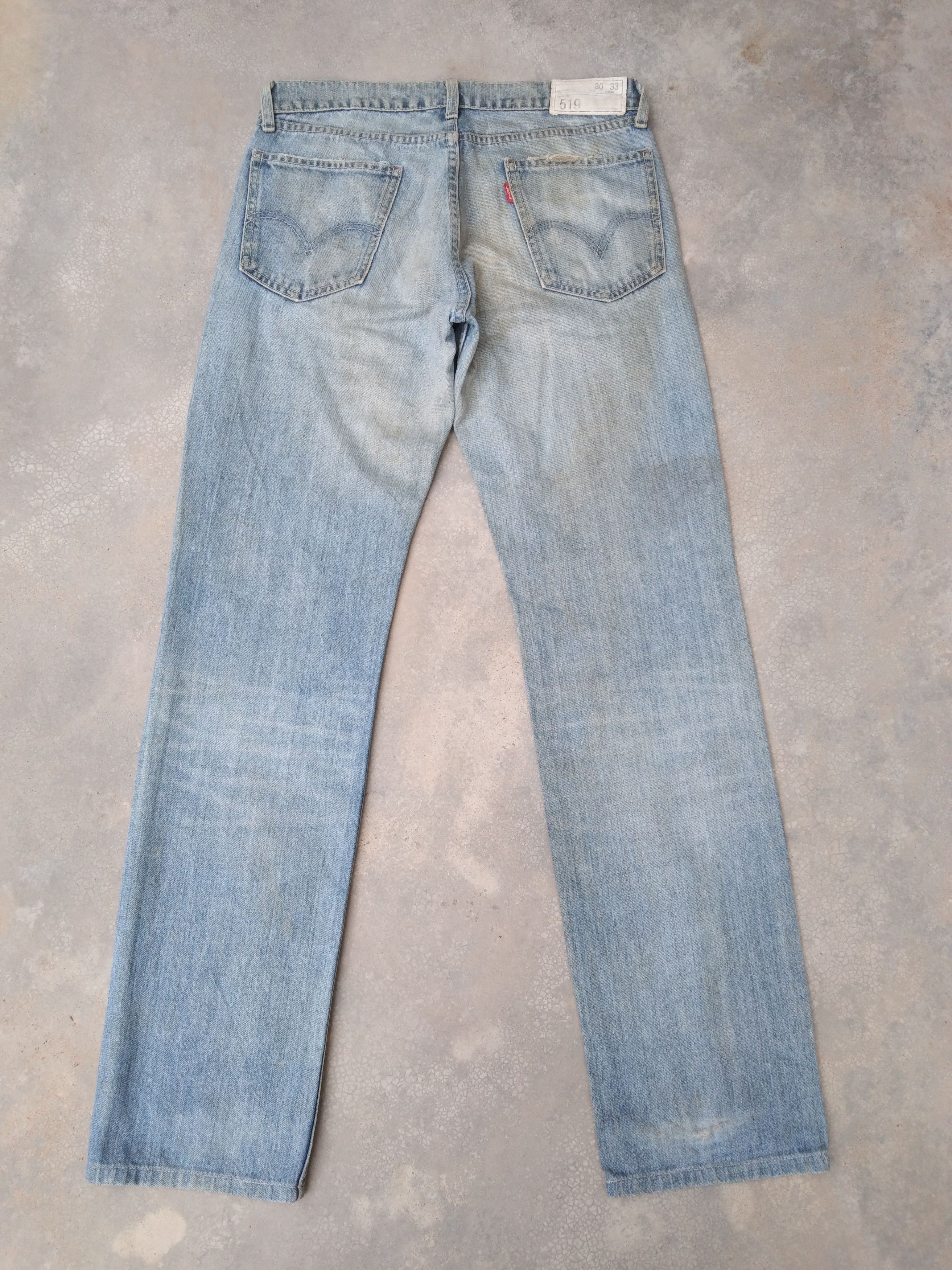 Jean × Levi's × Vintage Vintage Levis Jeans 519 Distressed Denim 30x31 Size US 30 / EU 46 - 2 Thumbnail