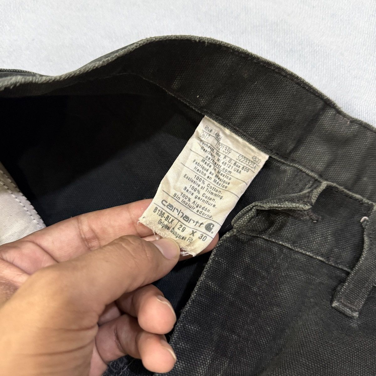 Carhartt Vintage Carhartt Double knee sashiko denim Size US 29 - 8 Thumbnail