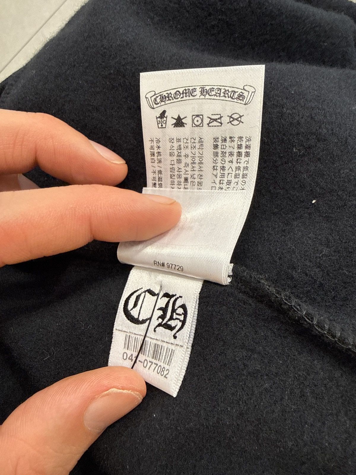 Chrome Hearts Chrome Hearts Vertical Logo Hoodie Black Olive Size US L / EU 52-54 / 3 - 6 Thumbnail