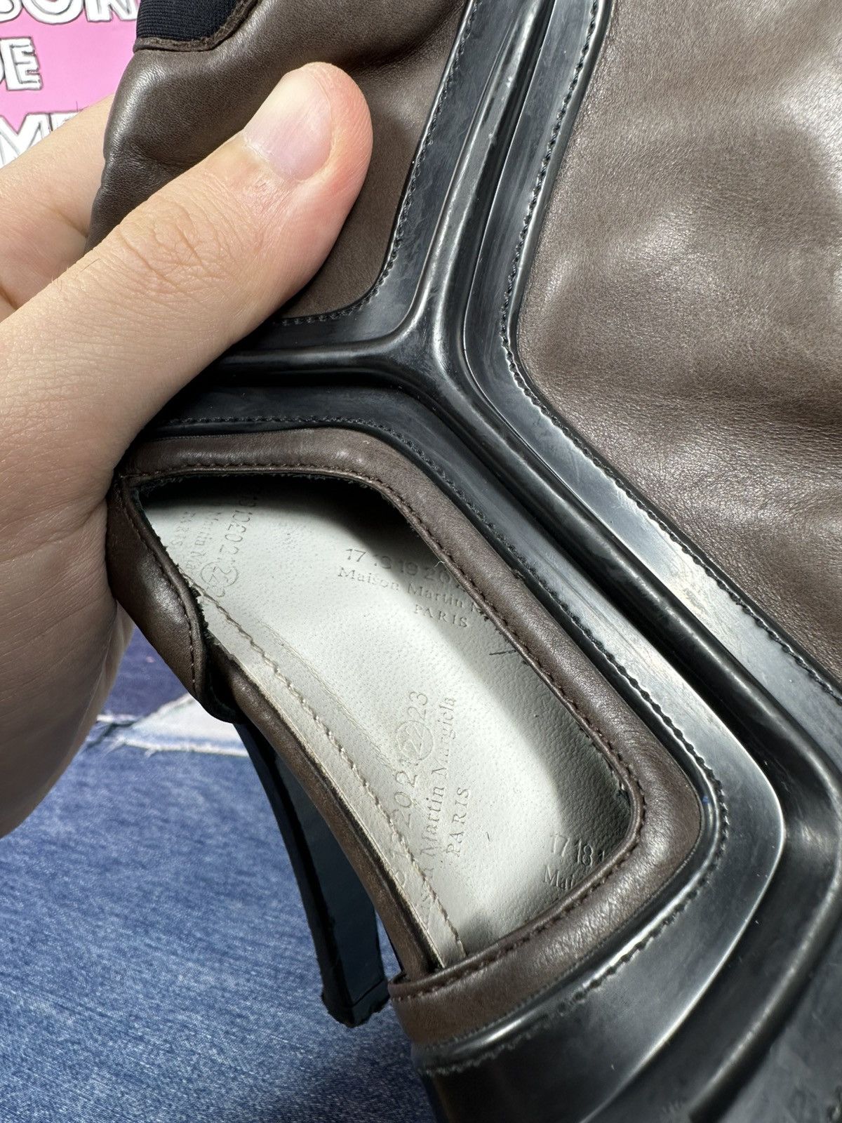 Maison Margiela Maison Martin Margiela Leon Max Peep Toe Leather Heels Size US 7 / IT 37 - 15 Thumbnail