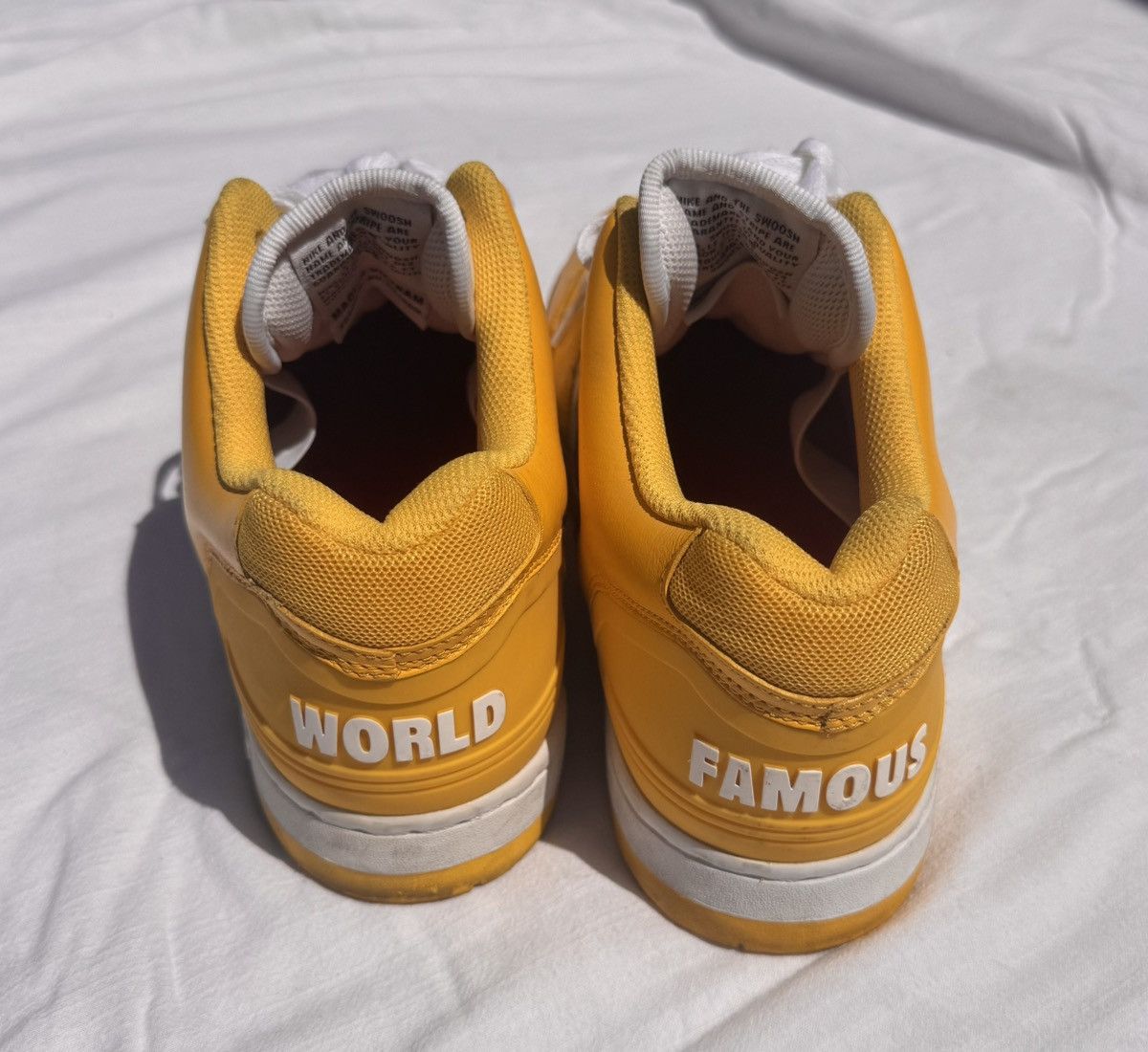 Nike × Supreme 2017 Nike x Supreme Air Force 2 Yellow Size US 9 / EU 42 - 4 Thumbnail