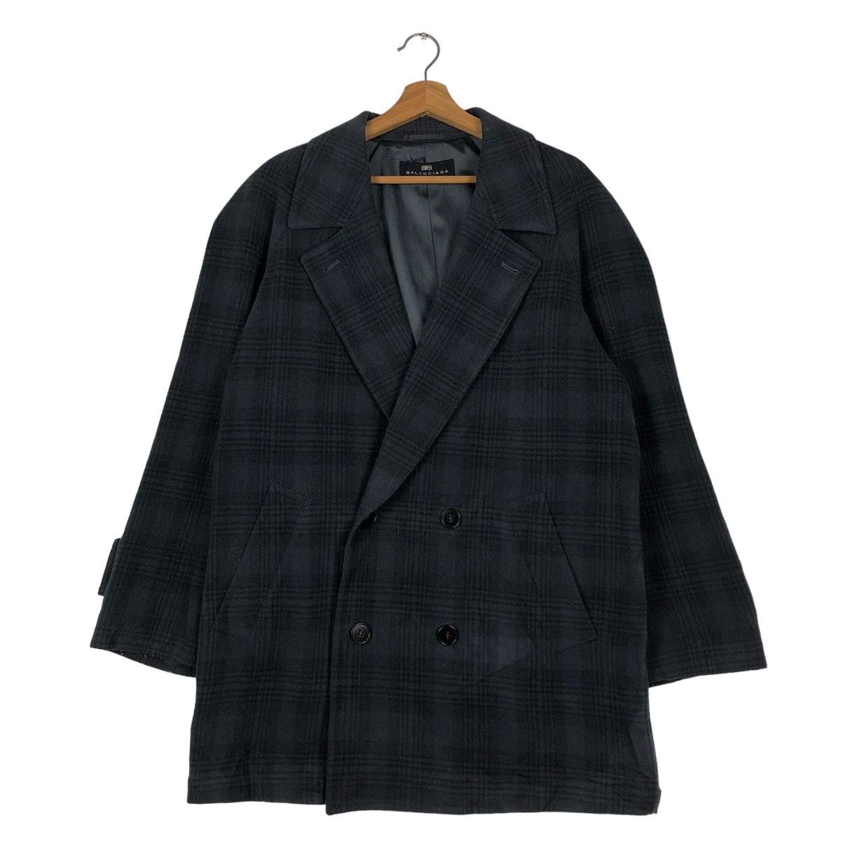 Balenciaga 🔥Vintage Wool Jacket Balenciaga Paris Double Breast Casual Size US M / EU 48-50 / 2 - 1 Thumbnail