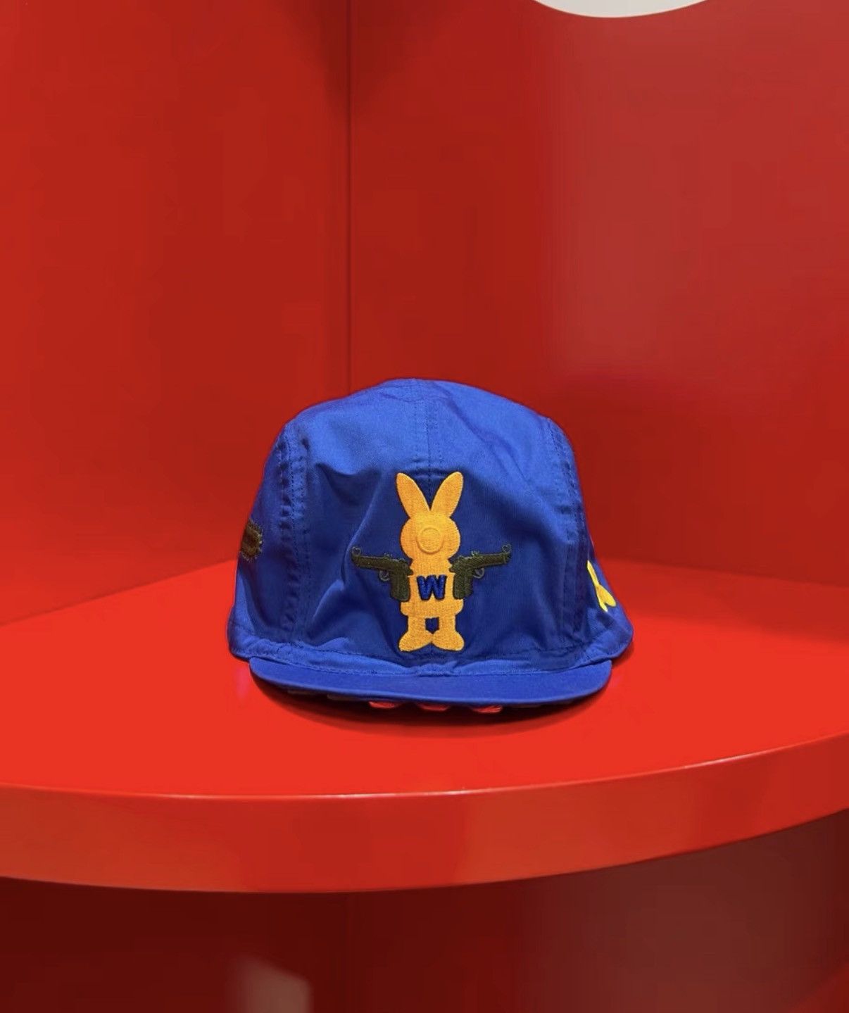 Walter Van Beirendonck Walter Van Beirendonck 25SS Toy Terror Cap - Blue Size ONE SIZE - 2 Thumbnail