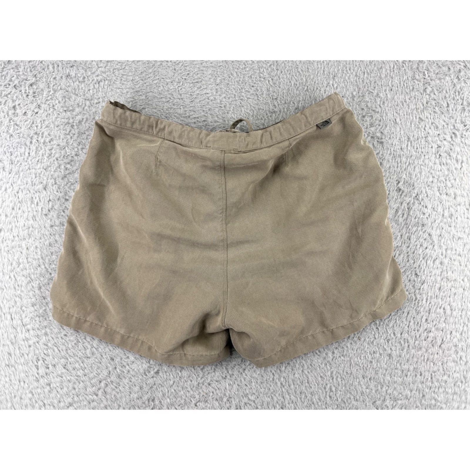 The North Face The North Face Shorts Women 6 Beige Drawstring Button Hiking Camping Boating Size 28" / US 6 / IT 42 - 2 Thumbnail