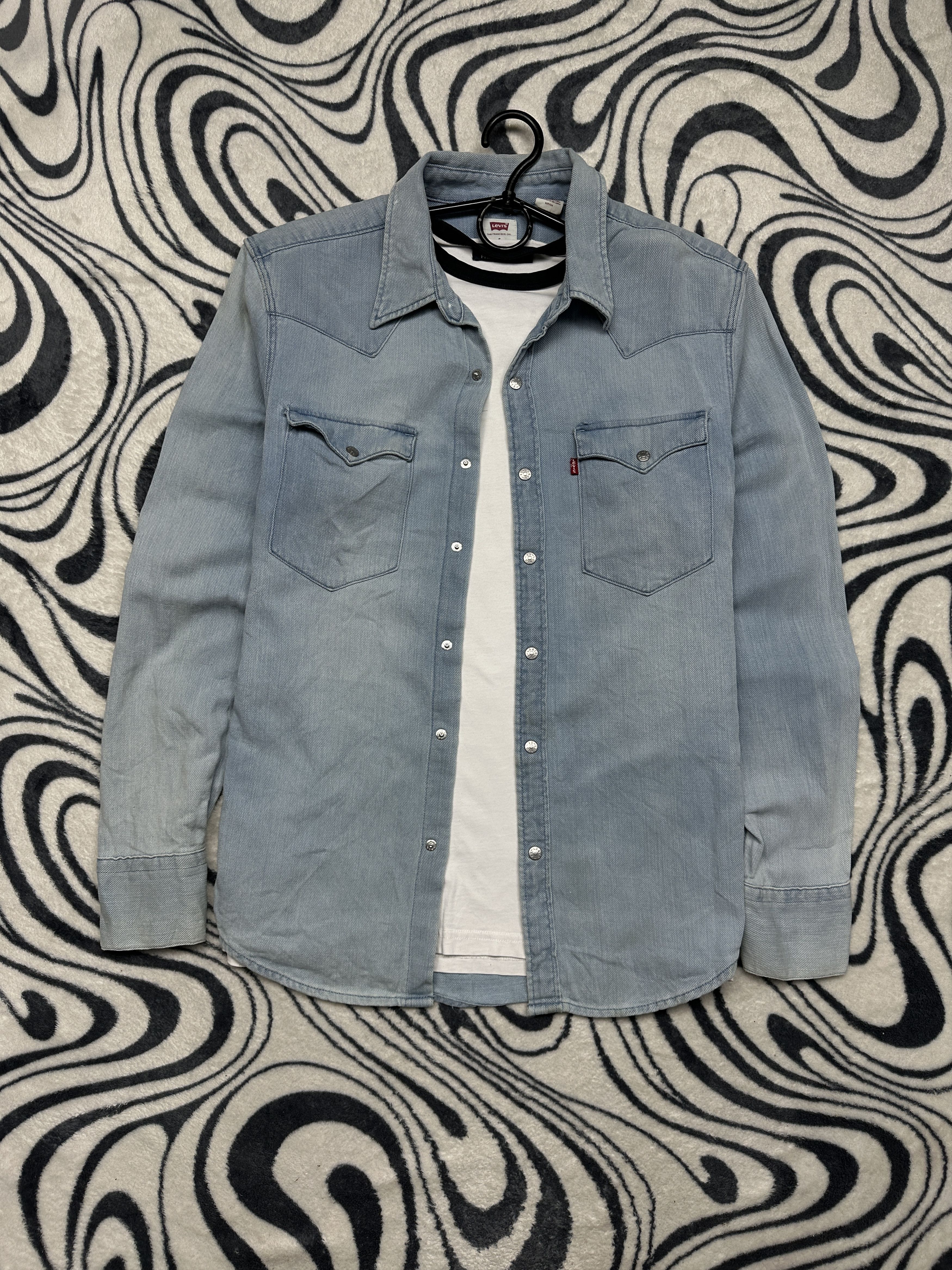 Levi's Levi's Vintage Mens Denim Shirt Y2K Jeans Size US S / EU 44-46 / 1 - 1 Thumbnail